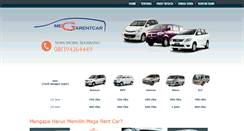 Desktop Screenshot of megarentcar.com